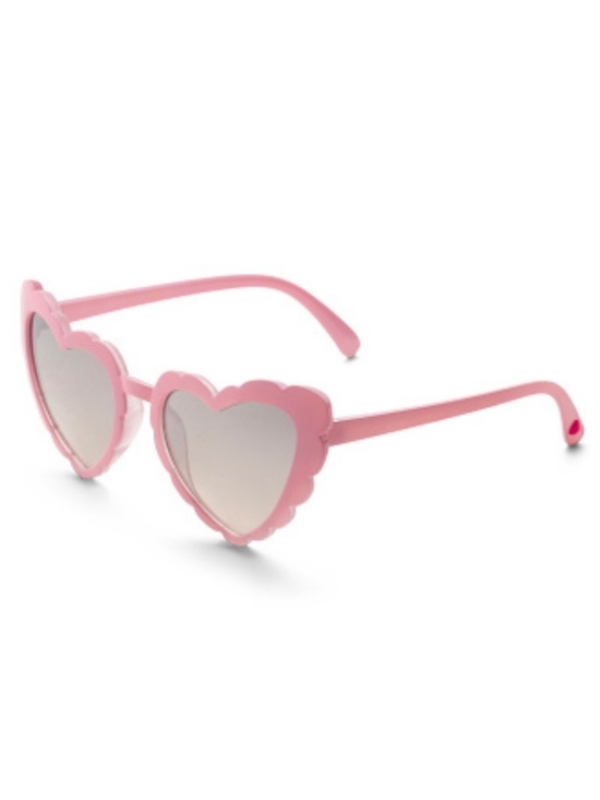 Betsey Johnson Accessories - BETSEY JOHNSON True To Heart Sunglasses Pink Cat Eye Scalloped Heart Shape